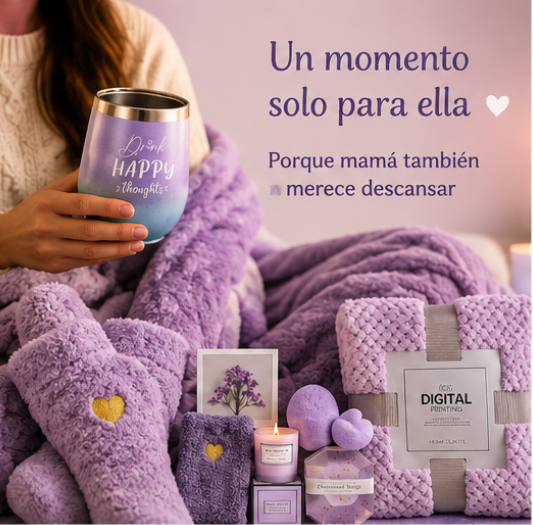 Set de Spa Relax en casa (Morado) - Día de la Madre